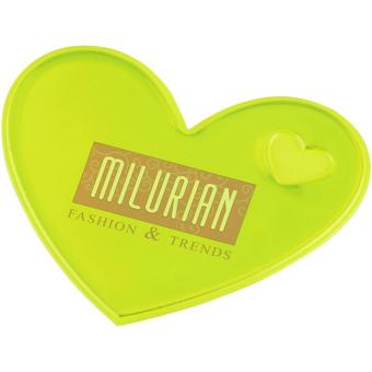 RFX™ S-12 heart M reflective PVC sticker Neon yellow