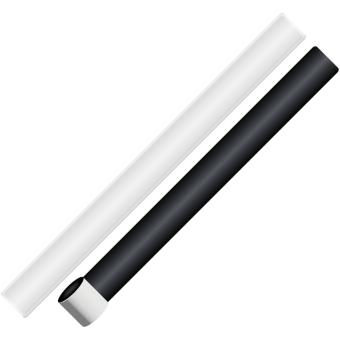 RFX™ 34 cm reflektierendes TPU Schnapparmband Weiß