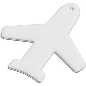 RFX™ H-09 Reflektierender PVC-Anhänger Flugzeugs Weiß