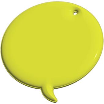 RFX™ H-09 callout reflective PVC hanger Neon yellow