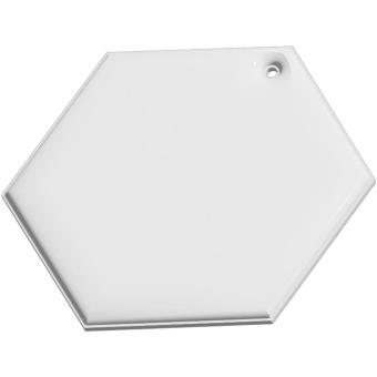 RFX™ H-12 hexagon reflective TPU hanger White