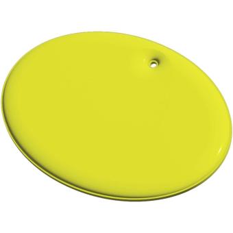 RFX™ H-16 round lightweight reflective PVC hanger - large Neon yellow