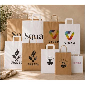 Kraft paper bags sample box White