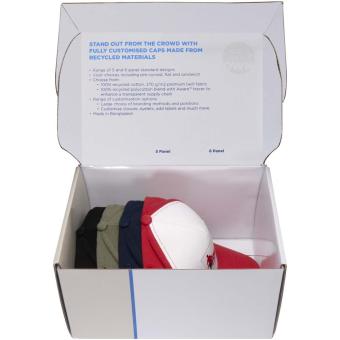 Recycled caps sample box White