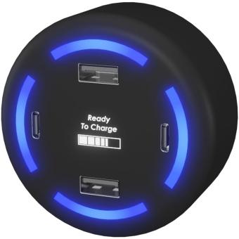 SCX.design H11 light-up logo smart home charger Black