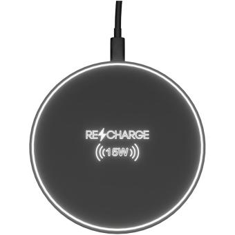 SCX.design W2115W light-up logo wireless charging pad Black