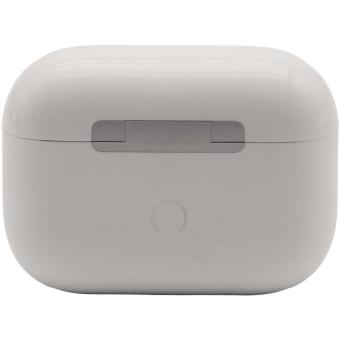 SCX.design E26 ANC earbuds with interactive touchscreen charging case White