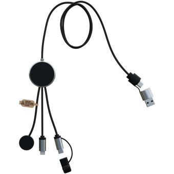 SCX.design C34 7 in 1 Ladekabel für Smartwatches Schwarz