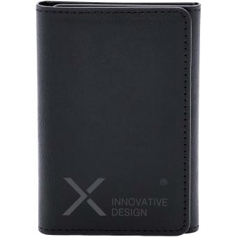 SCX.design A15 card wallet with integrated tracker Black