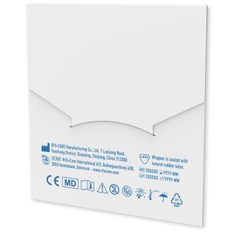 10 Stück individuell gestaltbare Pflaster mit vollfarbig bedrucktem Umschlag aus Kraftpapier Weiß
