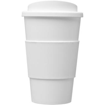 Americano® 350 ml Isolierbecher mit Schutzring Weiß