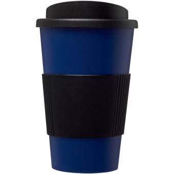 Americano® 350 ml insulated tumbler with grip, blue Blue,black