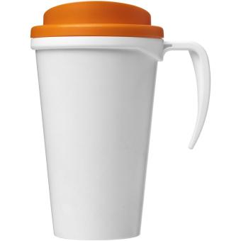 Brite-Americano® grande 350 ml insulated mug White/orange