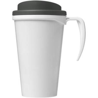 Brite-Americano® grande 350 ml insulated mug White/grey