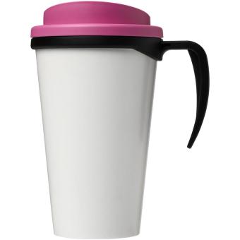 Brite-Americano® grande 350 ml insulated mug, black Black, pink