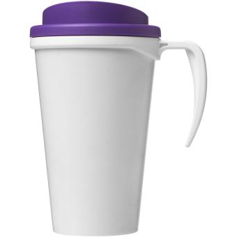 Brite-Americano® grande 350 ml insulated mug White/purple