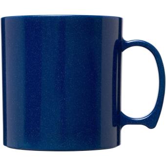 Standard 300 ml plastic mug Corporate blue