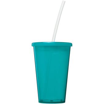 Stadium 350 ml double-walled cup Light blue