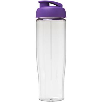 H2O Active® Tempo 700 ml Sportflasche mit Klappdeckel Transparent lila