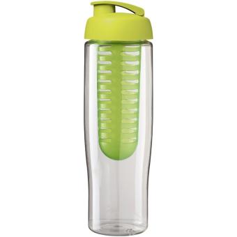 H2O Active® Tempo 700 ml flip lid sport bottle & infuser Lime