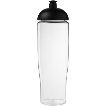 H2O Active® Tempo 700 ml Sportflasche mit Stülpdeckel Transparent schwarz