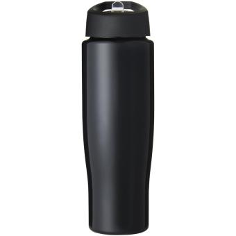 H2O Active® Tempo 700 ml spout lid sport bottle Black