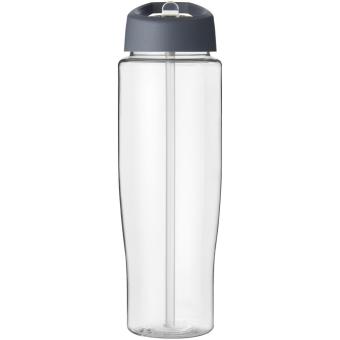 H2O Active® Tempo 700 ml Sportflasche mit Ausgussdeckel Transparent grau