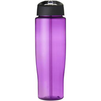 H2O Active® Tempo 700 ml Sportflasche mit Ausgussdeckel Schwarz/magenta