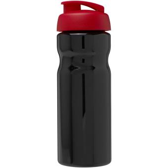 H2O Active® Base 650 ml Sportflasche mit Klappdeckel Schwarz/rot
