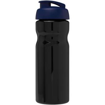 H2O Active® Base 650 ml Sportflasche mit Klappdeckel Schwarz/blau