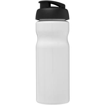 H2O Active® Base 650 ml Sportflasche mit Klappdeckel Weiß/schwarz