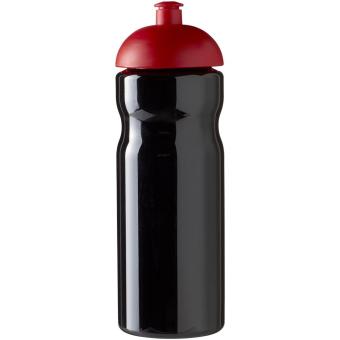 H2O Active® Base 650 ml Sportflasche mit Stülpdeckel Schwarz/rot
