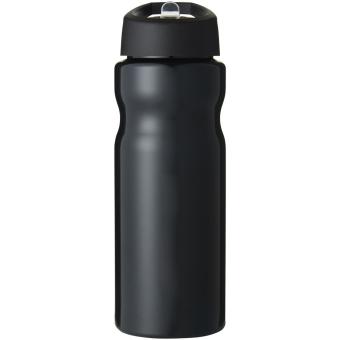 H2O Active® Base 650 ml Sportflasche mit Ausgussdeckel Schwarz