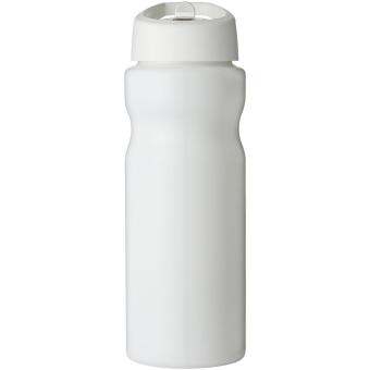 H2O Active® Base 650 ml Sportflasche mit Ausgussdeckel Weiß