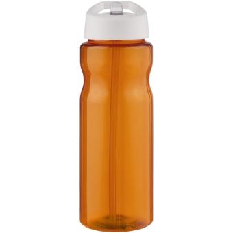 H2O Active® Base 650 ml Sportflasche mit Ausgussdeckel Orange/weiß