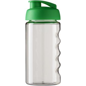 H2O Active® Bop 500 ml flip lid sport bottle Transparent green