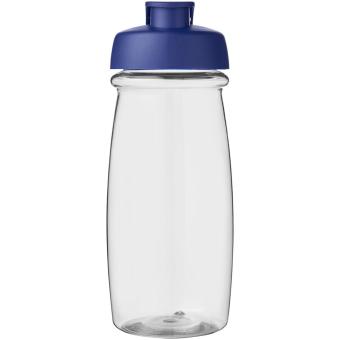 H2O Active® Pulse 600 ml Sportflasche mit Klappdeckel Transparent blau