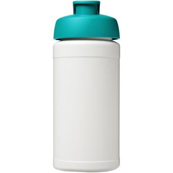 Baseline® Plus 500 ml Sportflasche mit Klappdeckel Pastell-blau/weiß