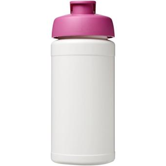 Baseline® Plus 500 ml Sportflasche mit Klappdeckel Rosa/weiß