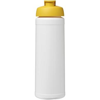 Baseline® Plus 750 ml Flasche mit Klappdeckel Weiß/gelb