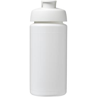 Baseline® Plus grip 500 ml Sportflasche mit Klappdeckel Weiß