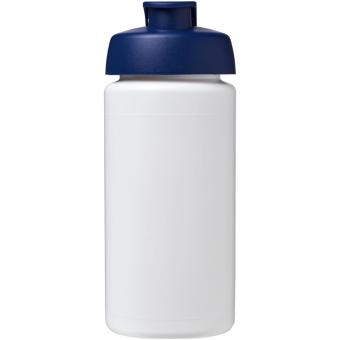 Baseline® Plus grip 500 ml flip lid sport bottle White/blue