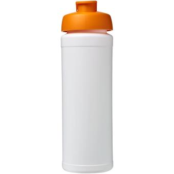Baseline® Plus grip 750 ml flip lid sport bottle White/orange