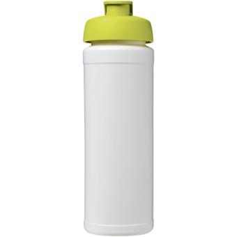 Baseline® Plus grip 750 ml Sportflasche mit Klappdeckel, weiß Weiß, lindgrün