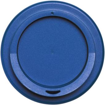 Brite-Americano® 350 ml Isolierbecher mit Schutzring Reifen-Design Mittelblau