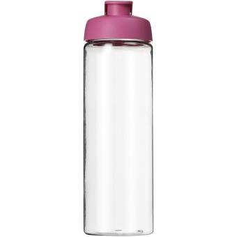 H2O Active® Vibe 850 ml flip lid sport bottle, pink Pink,transparent