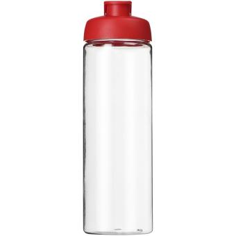 H2O Active® Vibe 850 ml flip lid sport bottle Transparent red