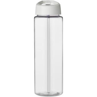 H2O Active® Vibe 850 ml Sportflasche mit Ausgussdeckel Transparent weiß