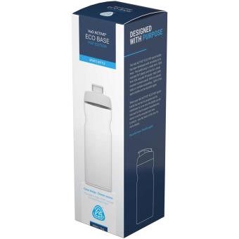 H2O Active® Eco POP Base 650 ml Sportflasche mit Klappdeckel Beige/blau