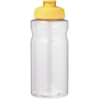 H2O Active® Big Base 1 litre flip lid sport bottle Yellow